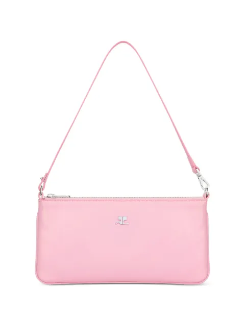 Courrèges zipped leather pouch