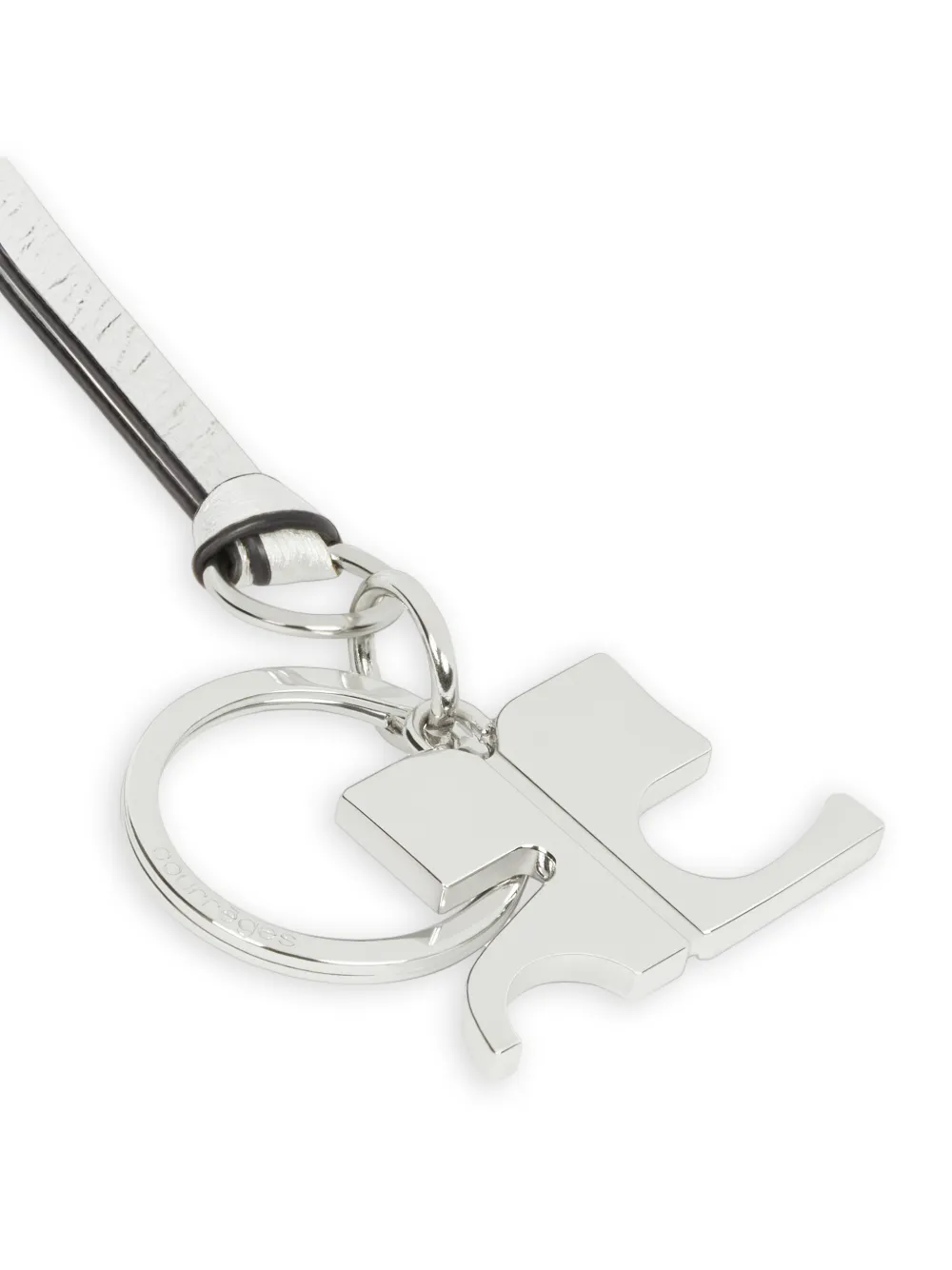 Courrèges leather key ring | Men | Image 2