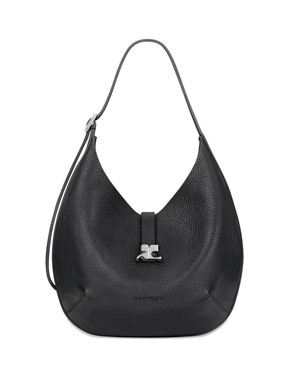 Courrèges Logo-buckle Shoulder Bag In Pattern