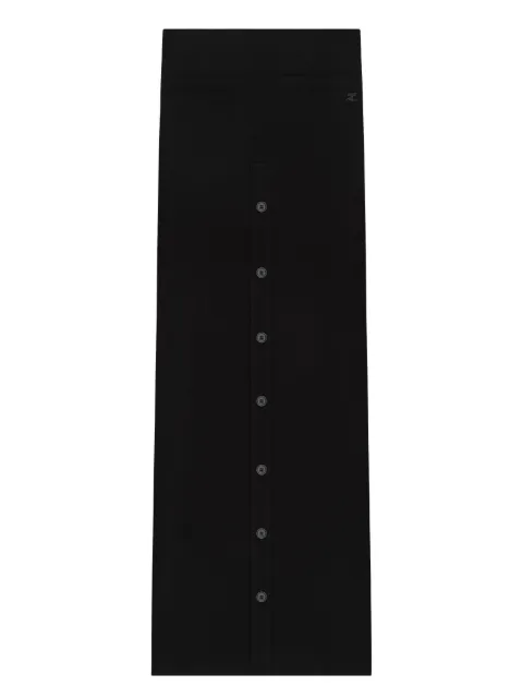 Courrèges длинная рубашка на пуговицах