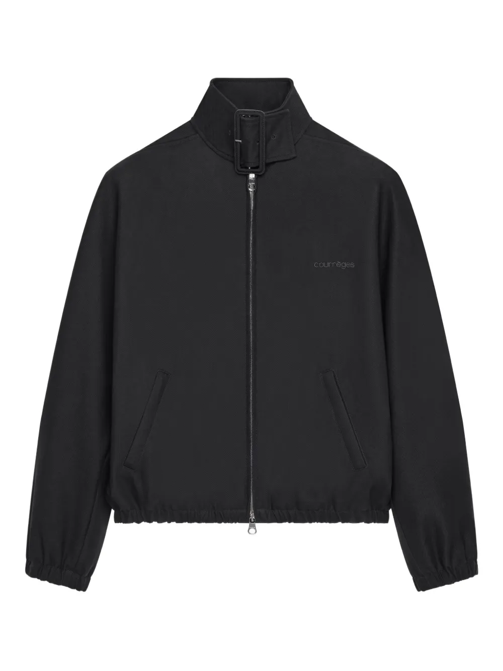 Courrèges Bomber con fibbia - Nero