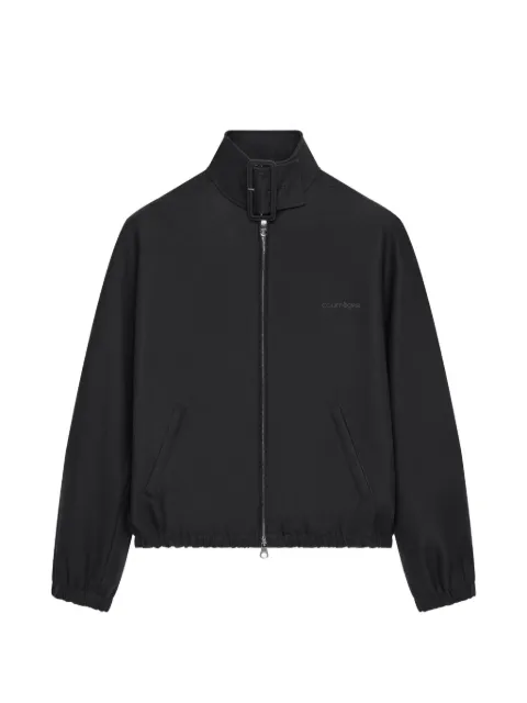 Courrèges buckle-neck zipped bomber jacket