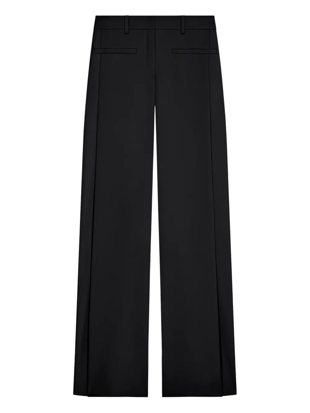 Courrèges Pantaloni con pieghe - Nero