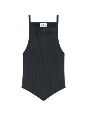 Courrèges リブニット トップ | ホワイト | FARFETCH JP