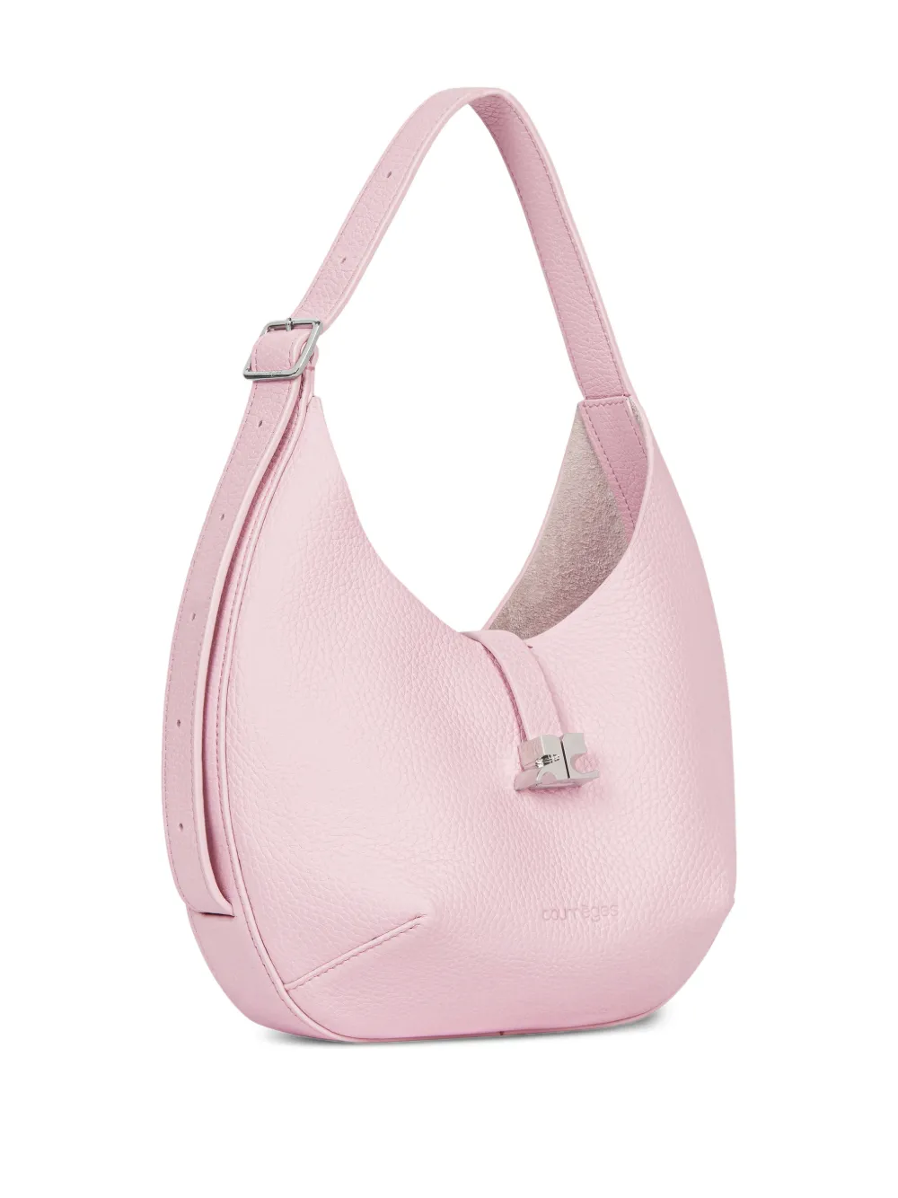 Courrèges Kleine schoudertas met logogesp Roze