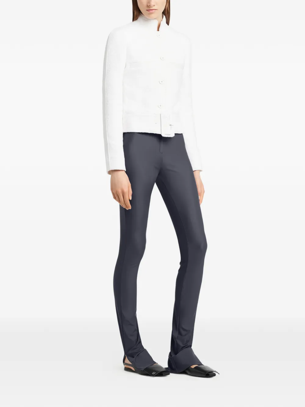  Courrèges Buckle Jacket - White 