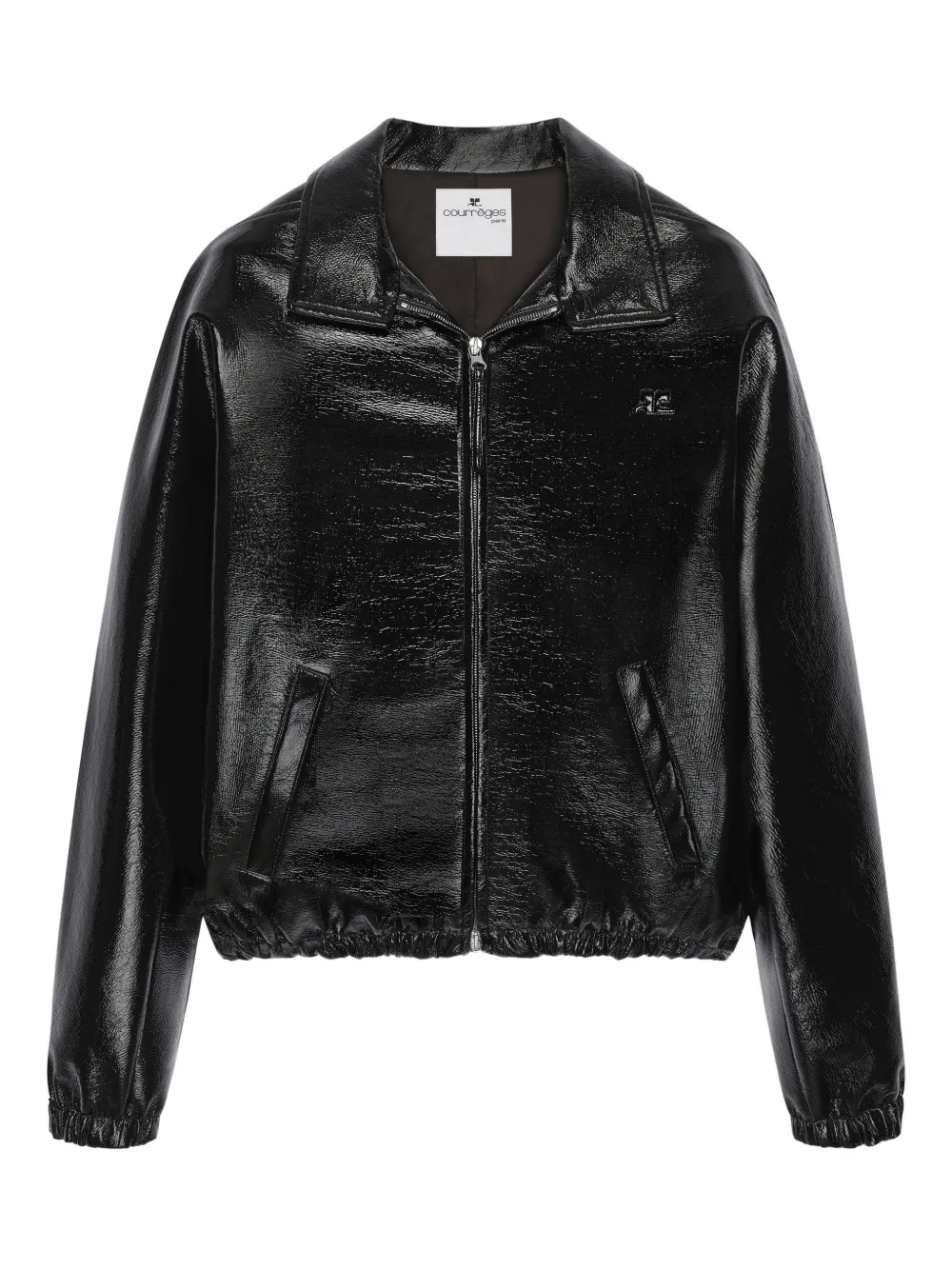 Courrèges pockets zip-up jacket | Black | Image 1