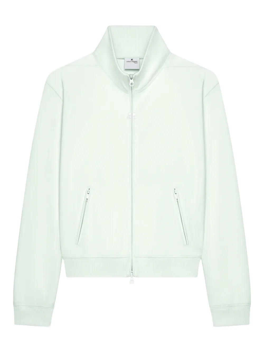 Courrèges sweat à poches zippées | blanc | Image 1
