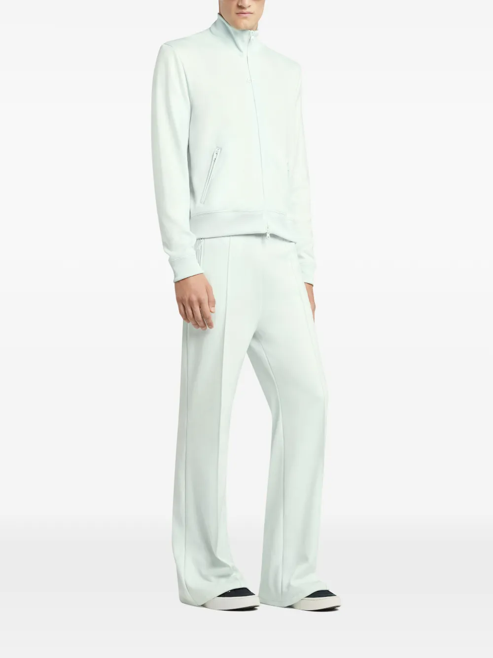  Courrèges Zip Pocket Sweatshirt - White 