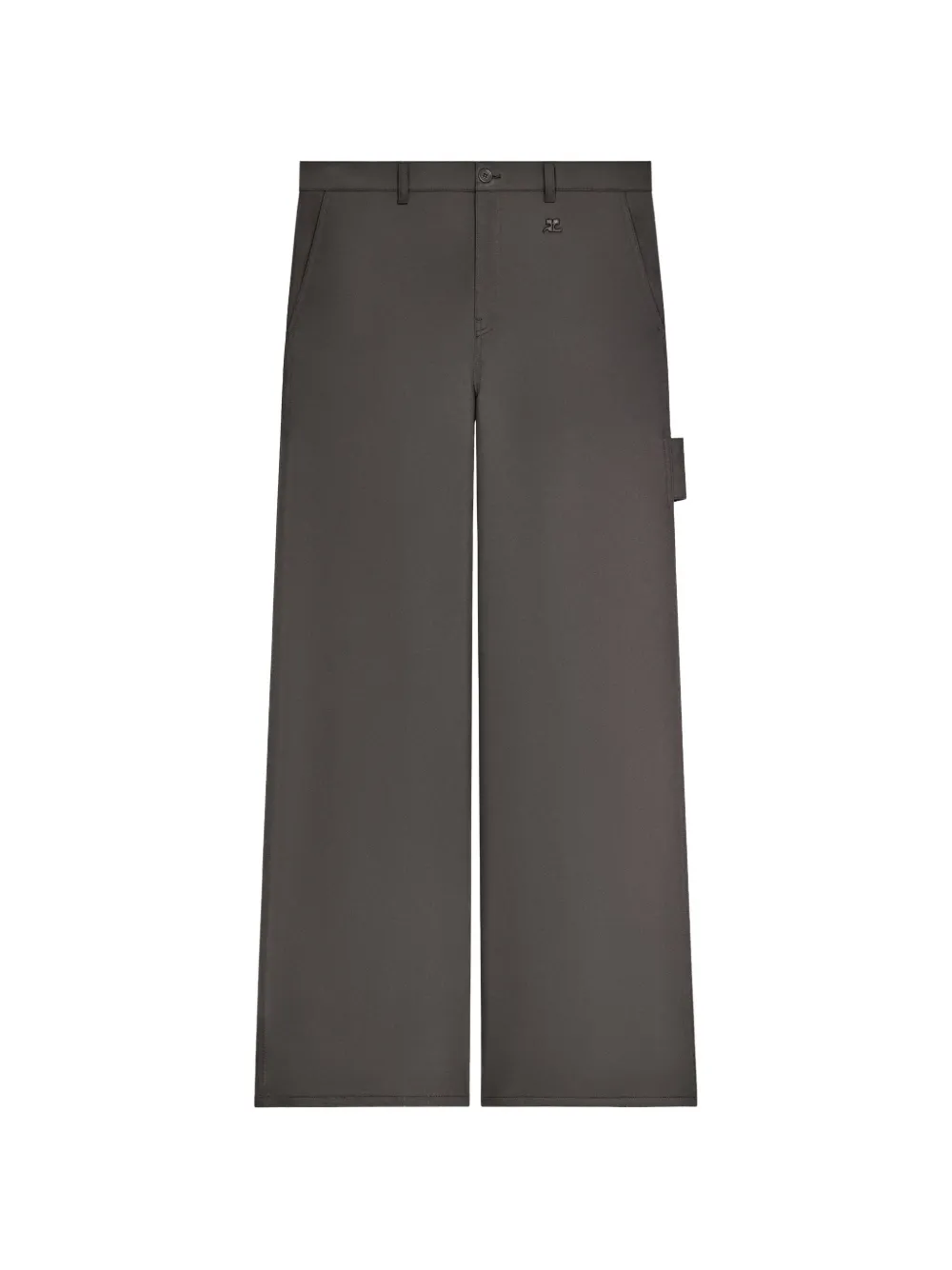 Courrèges Broek met riemlussen Grijs
