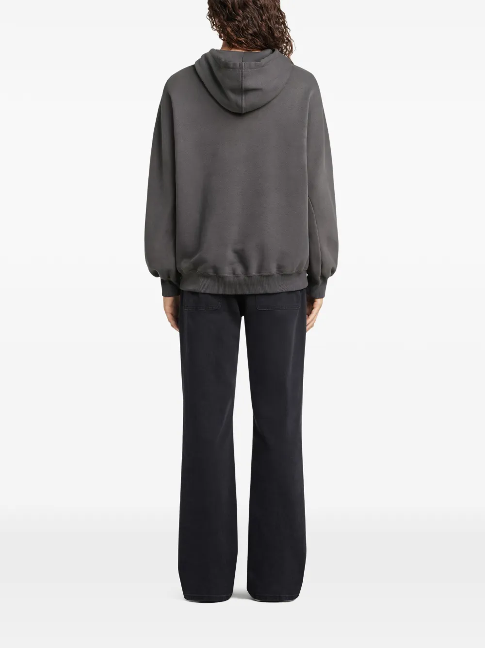 Courrèges Hoodie met geborduurd logo Grijs