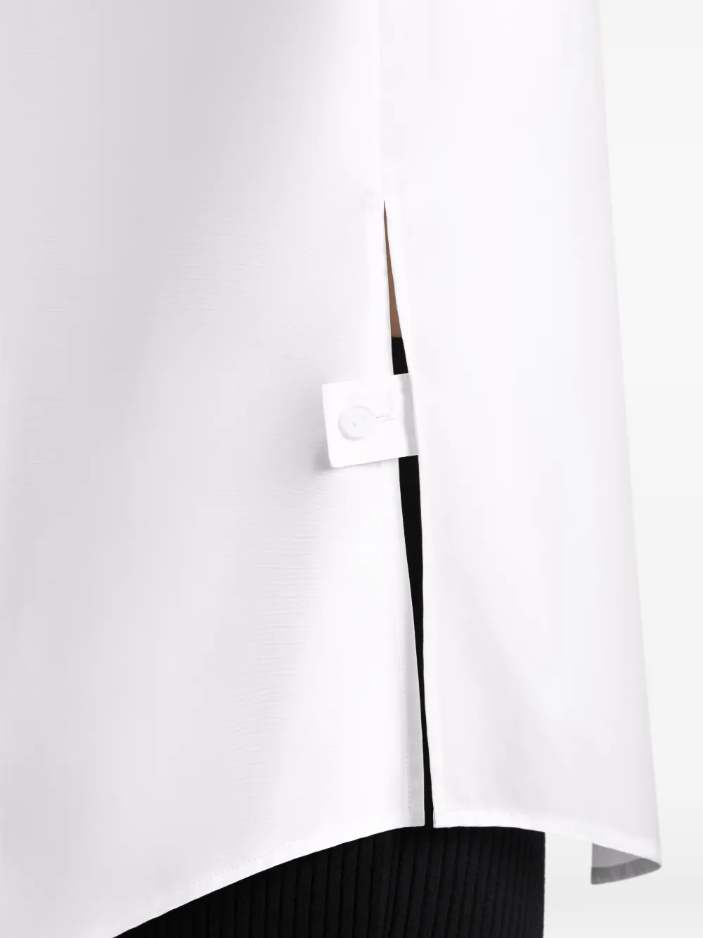 Courrèges Buttoned Long-sleeve Shirt In White