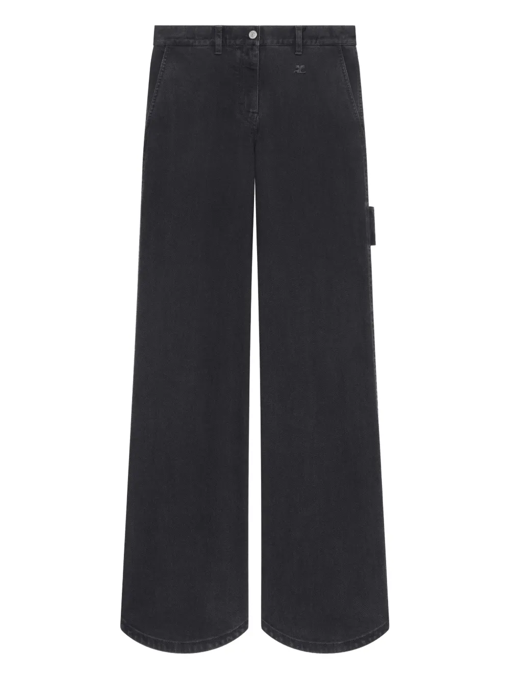Courrèges Jeans ampi Hammer - Nero