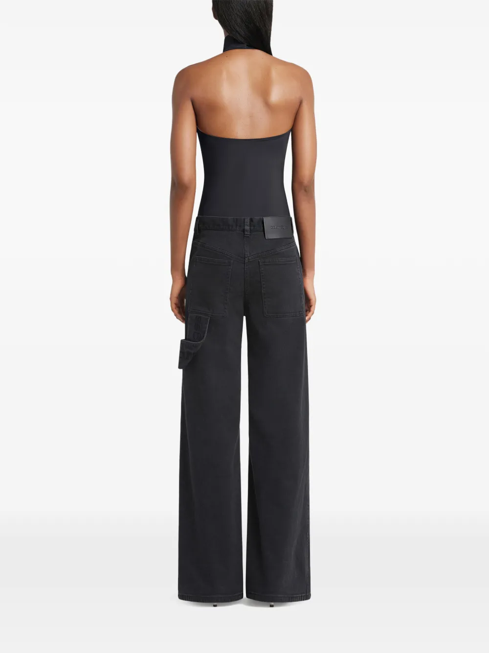 Courrèges Baggy broek Zwart