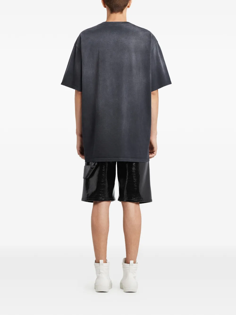 Courrèges Hammer shorts met knoopsluiting Zwart