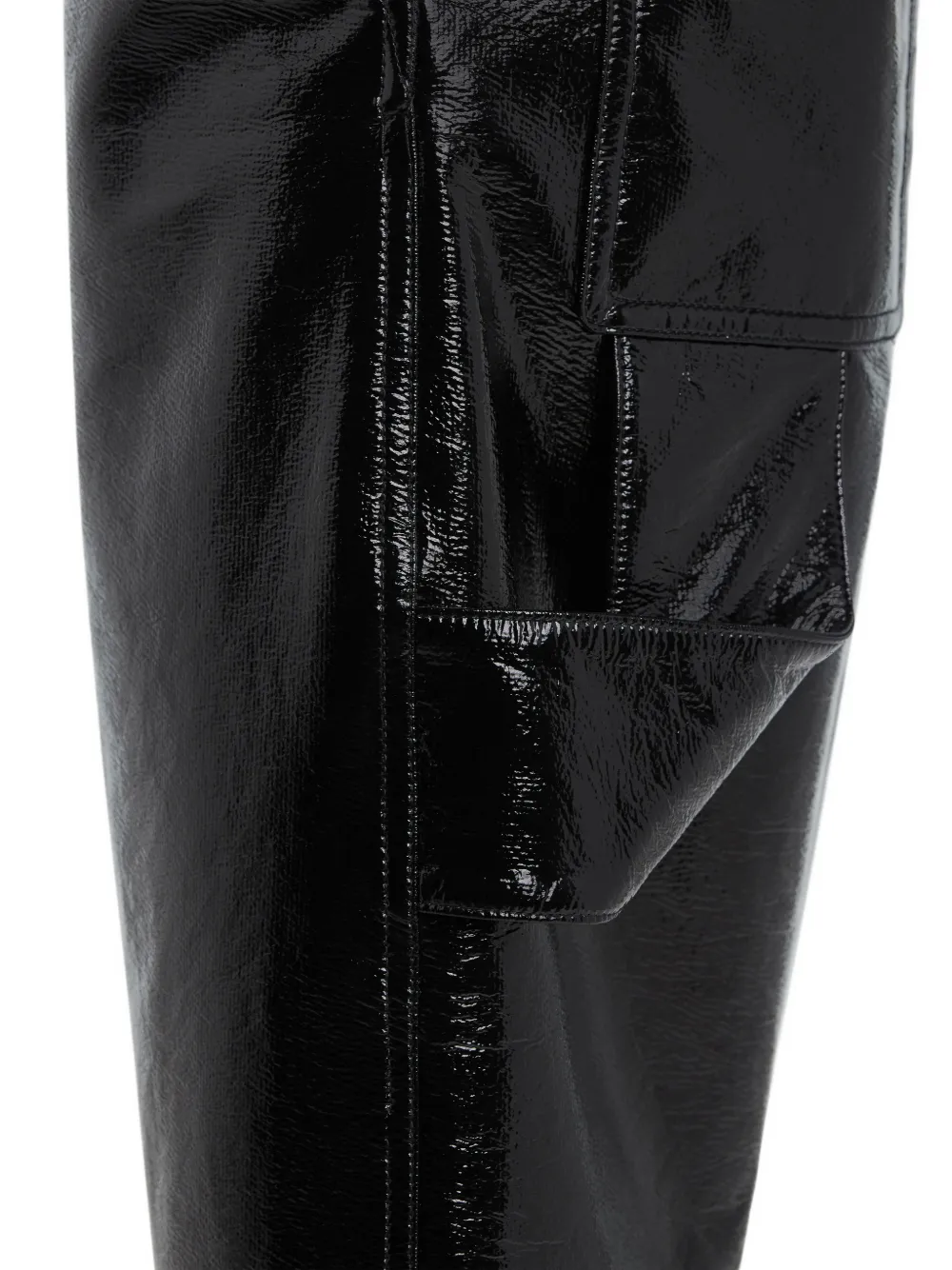 Courrèges Hammer shorts met knoopsluiting Zwart