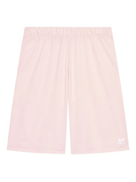 Courrèges elasticated-waistband logo-detail shorts