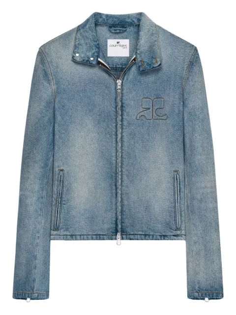 Courrèges veste City Shadow à logo