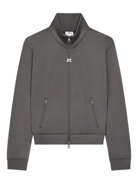 Courrèges zip-up logo jacket