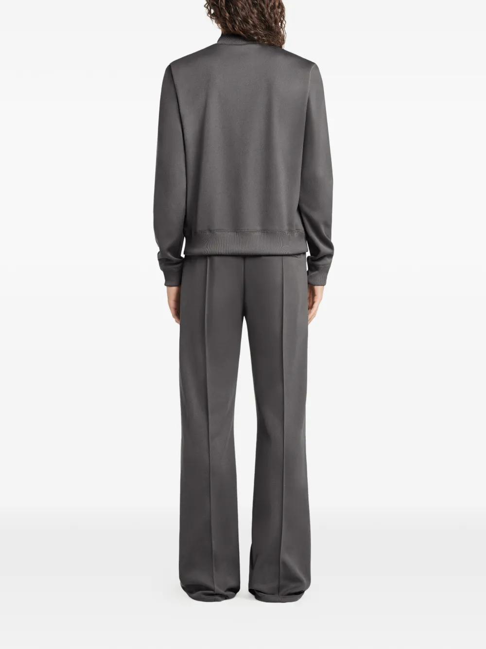 Courrèges Jack met logo en rits Grijs