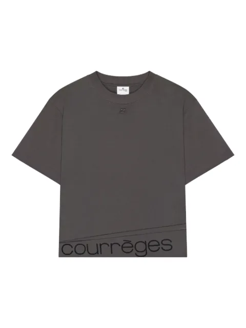 Courrèges 로고 티셔츠