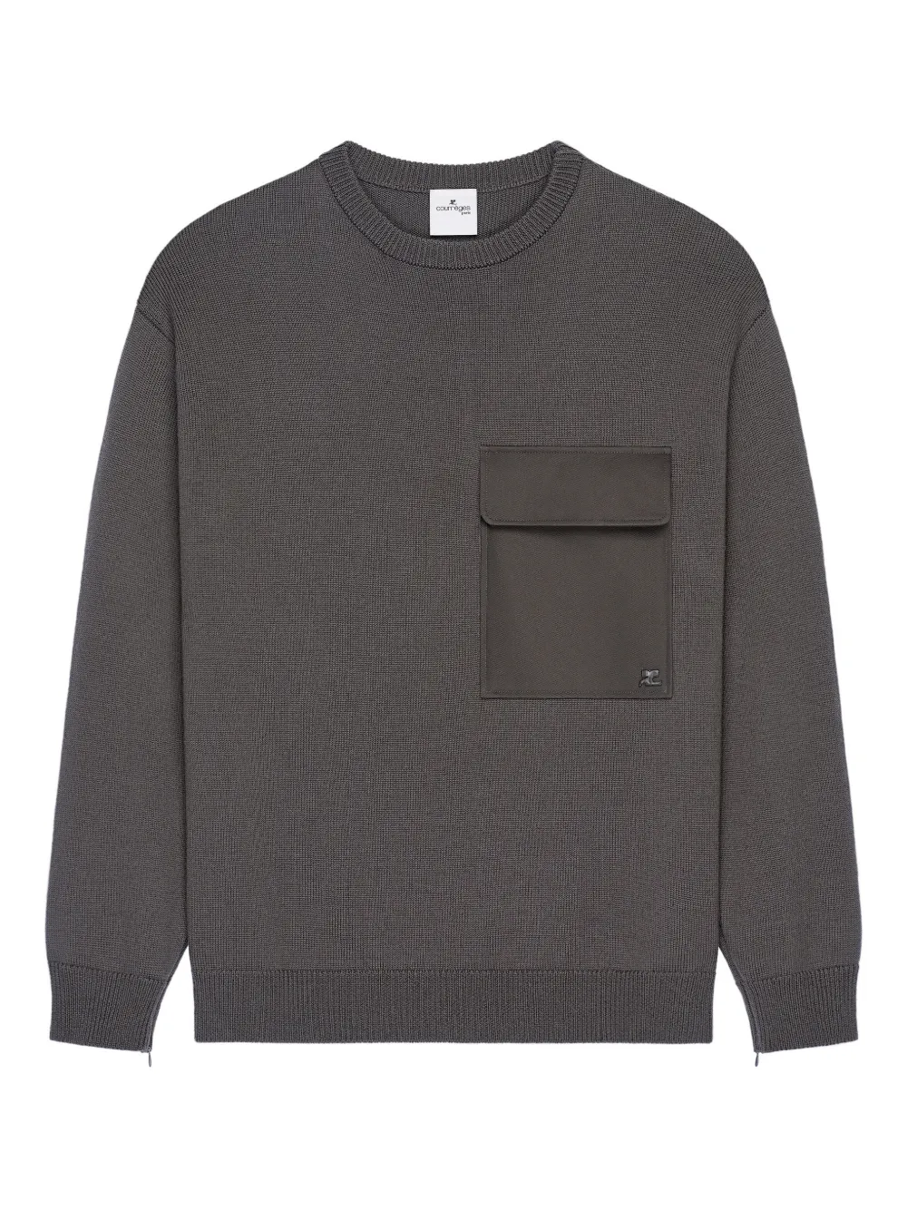 Courrèges Maglione girocollo - Grigio