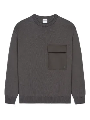 MM6 Maison Margiela ポケットディテール セーター | グレー | FARFETCH JP