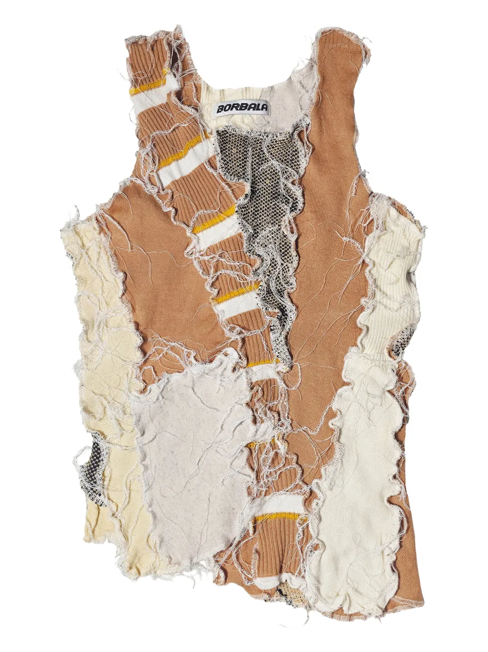 Borbala Top mit Rüschen - Nude