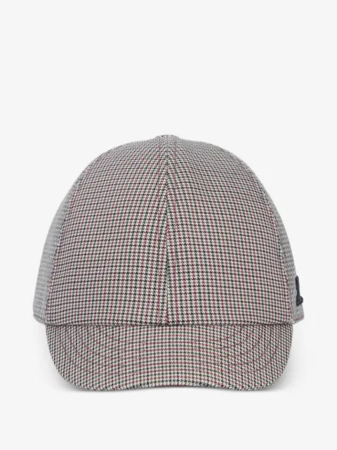 Courrèges houndstooth logo cap