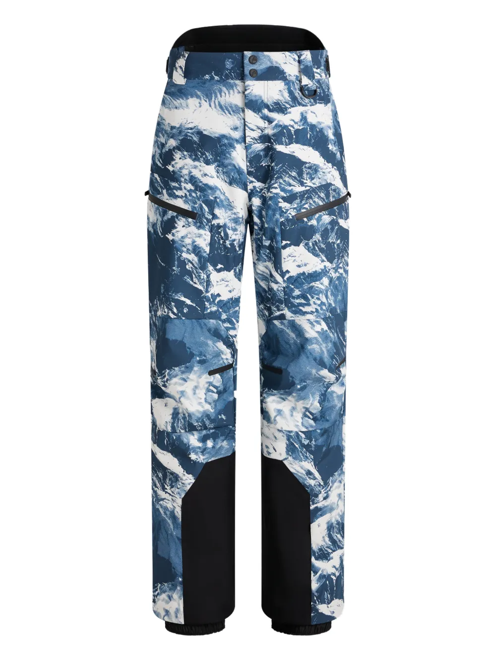 Fusalp Brakonz adjustable mountain-print ski bottoms | Blue | Image 1