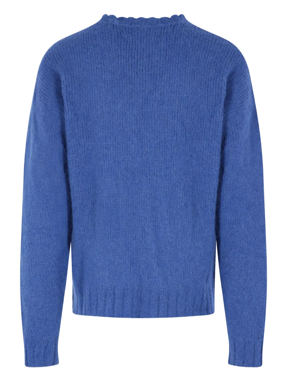 Monitaly ribbed crew-neck sweater - Blauw