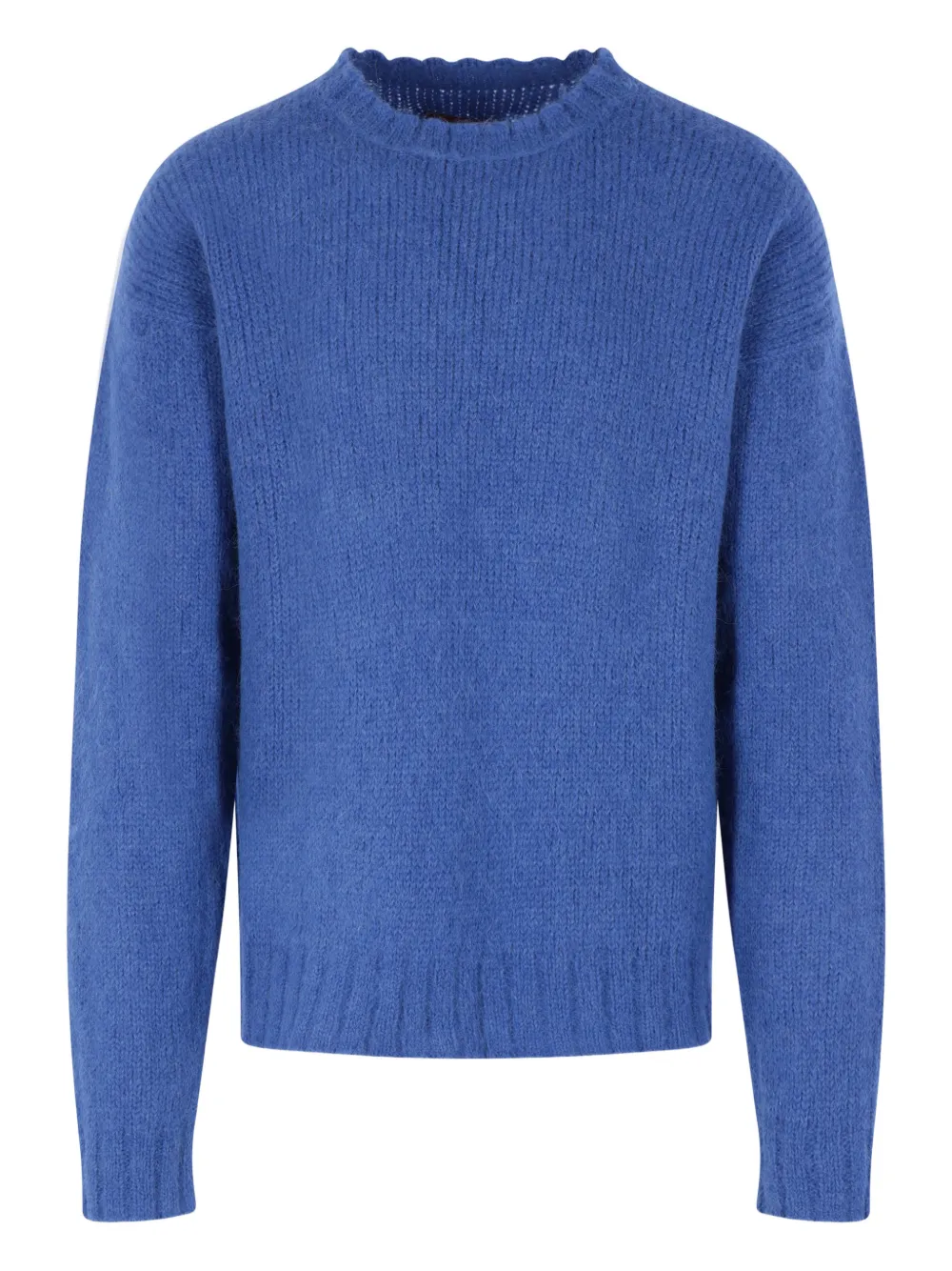 monitaly ribbed crew-neck sweater - Blue