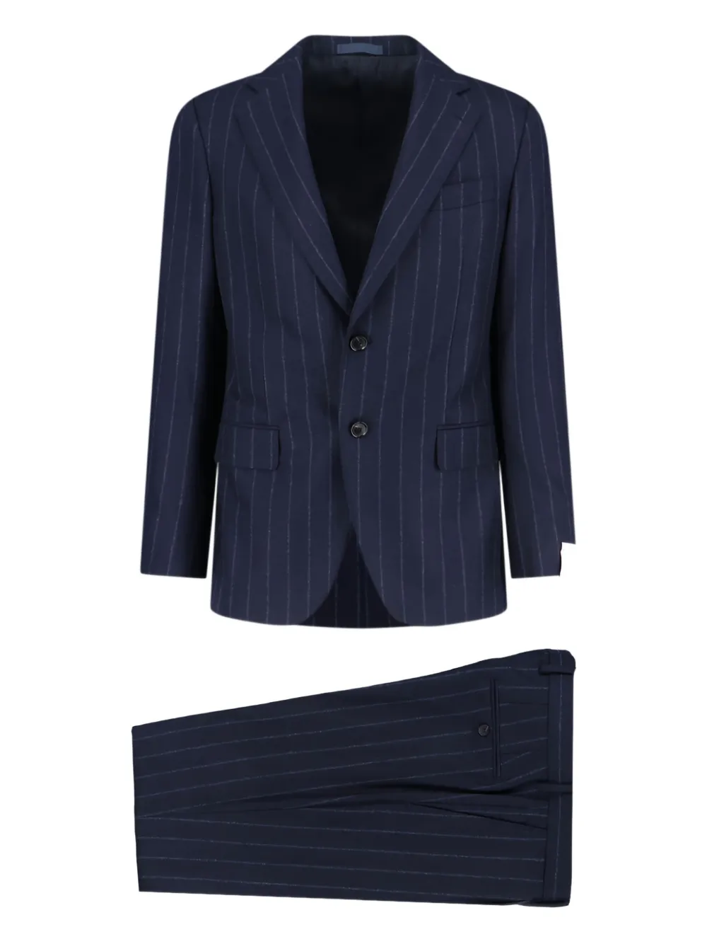 Caruso pinstripe single-breasted suit | Blue | Image 1