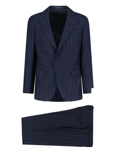 Caruso pinstripe single-breasted suit