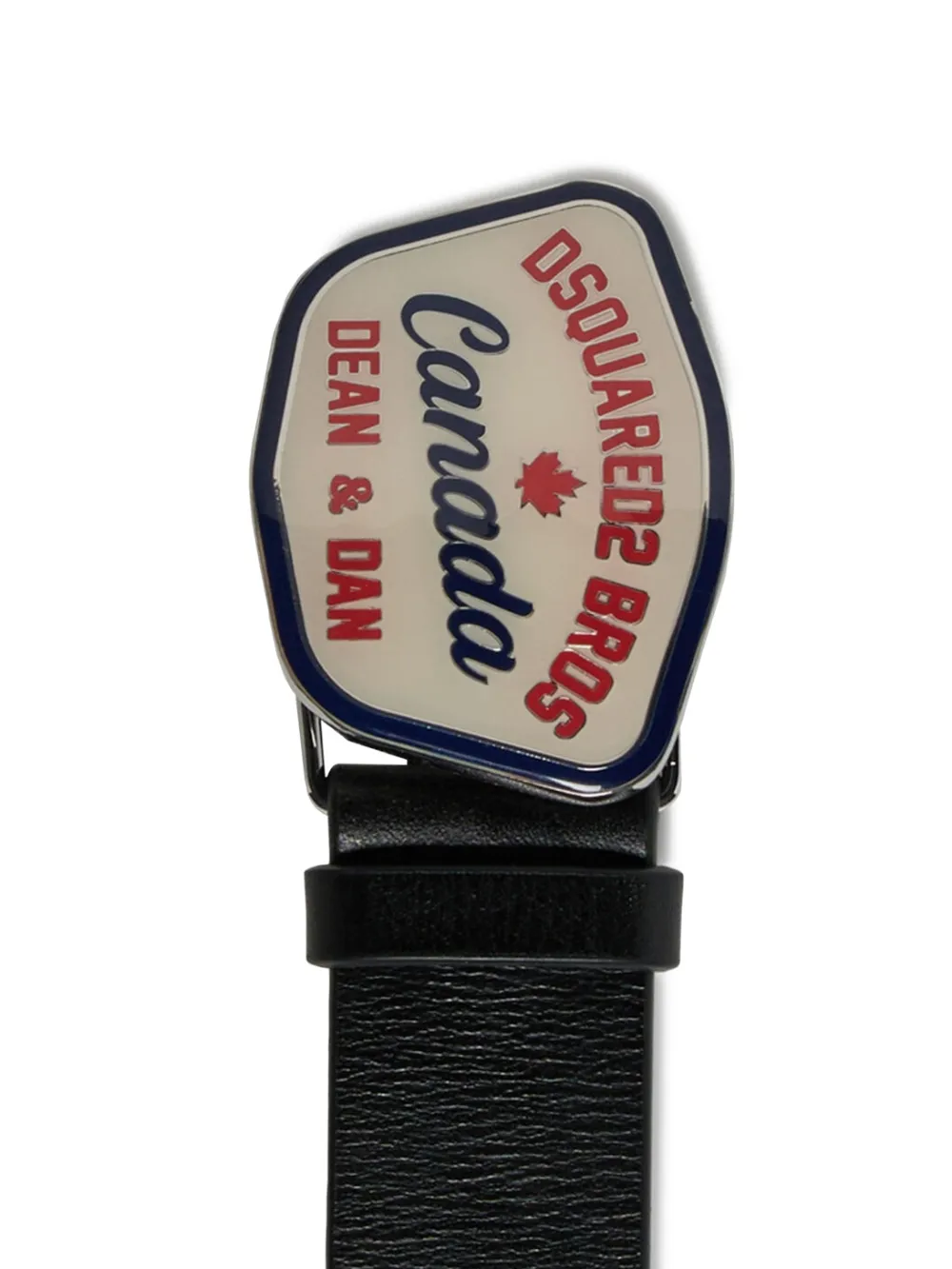  Dsquared2 Kids Logo-buckle Leather Belt - Black 