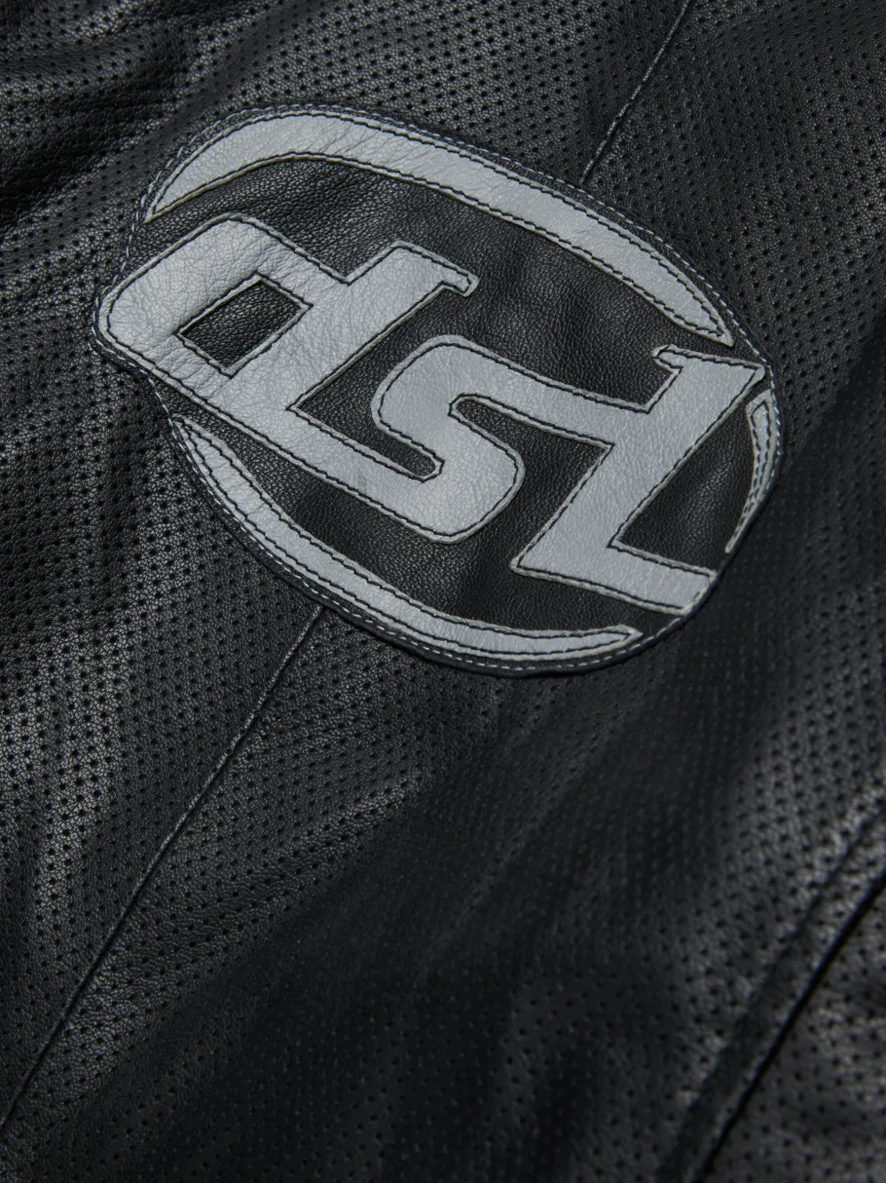 Diesel Kids Bikerjack met geborduurd logo Zwart