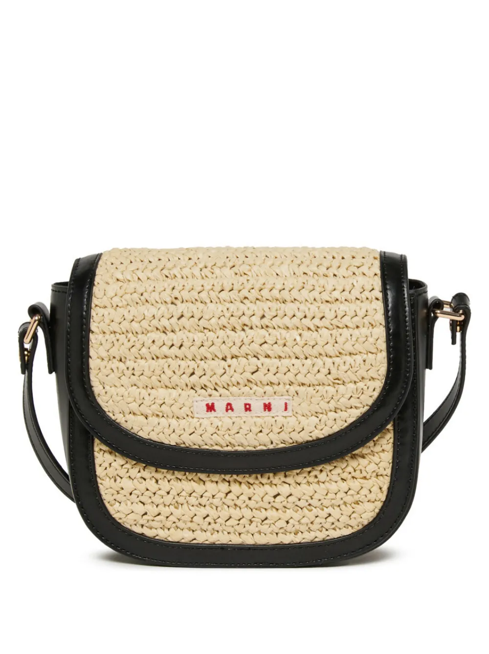 Marni Kids Borsa a spalla con applicazione logo - Toni neutri