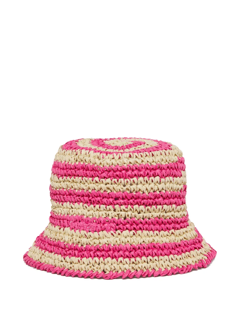  Marni Kids Logo-patch Bucket Hat - Neutrals 