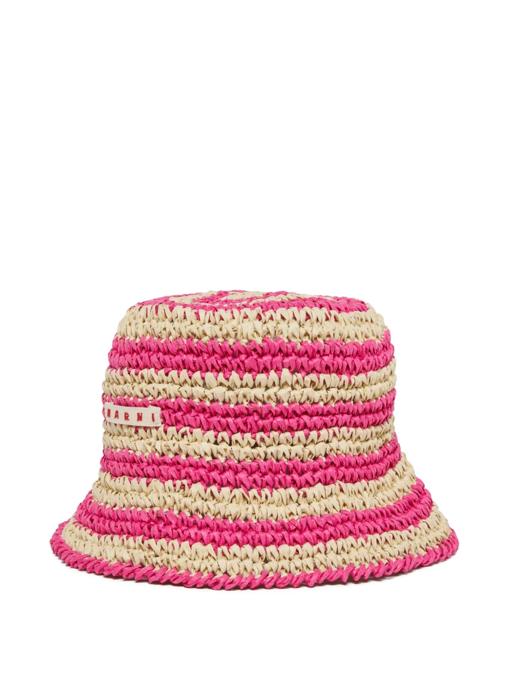 Marni Kids Cappello bucket con applicazione - Toni neutri