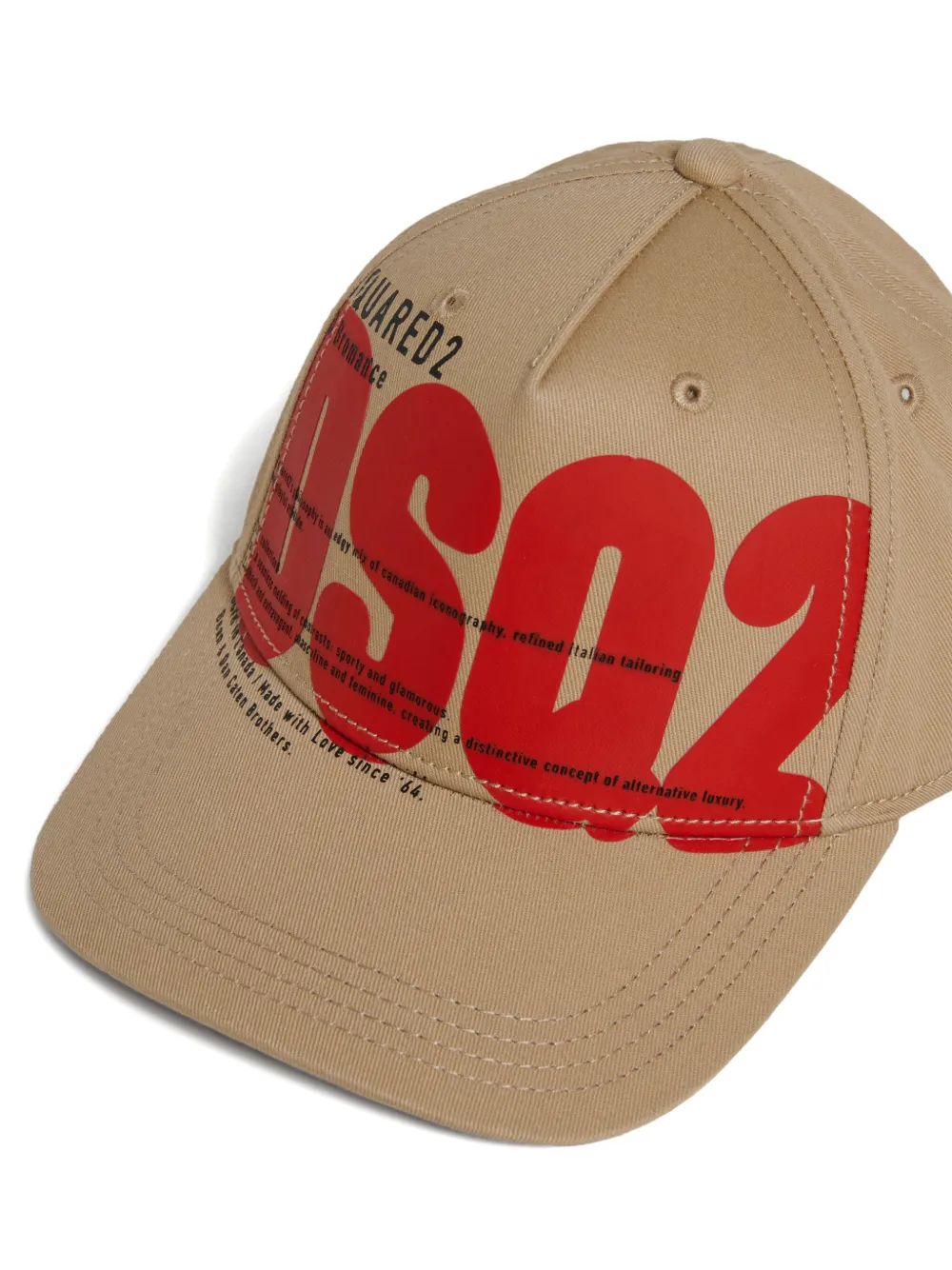  Dsquared2 Kids Logo-print Baseball Cap - Neutrals 