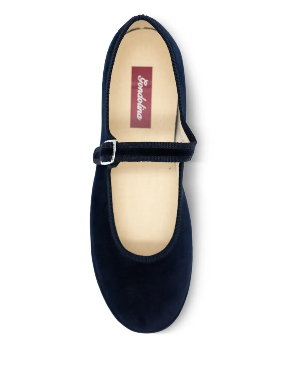 Gondolina Torcello Mary Jane Buckle-strap Ballet Flats In Blue
