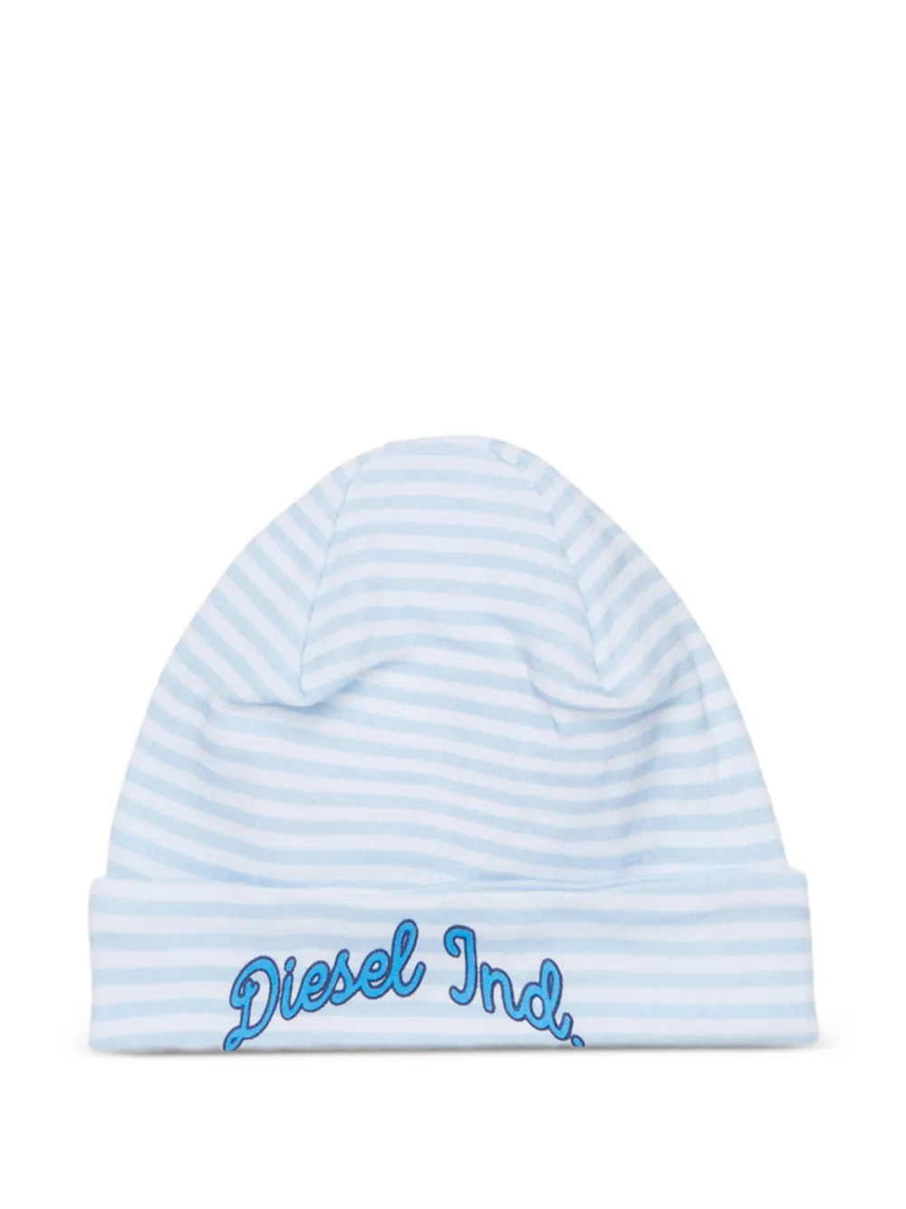 Diesel Kids striped newborn cap - Blue