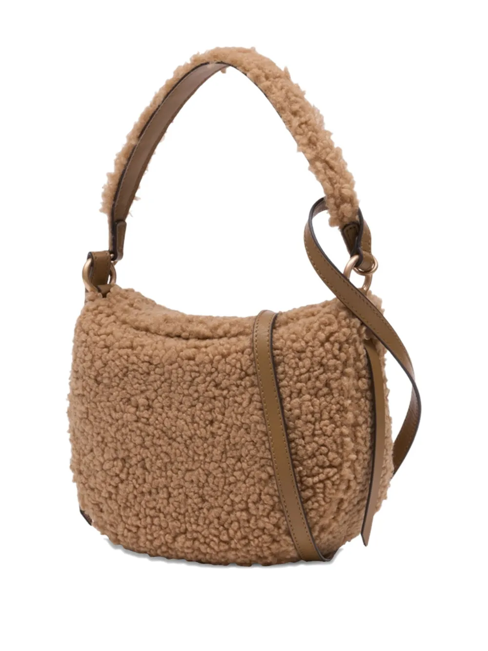 Vanessa Bruno top handle daily shoulder bag - Bruin