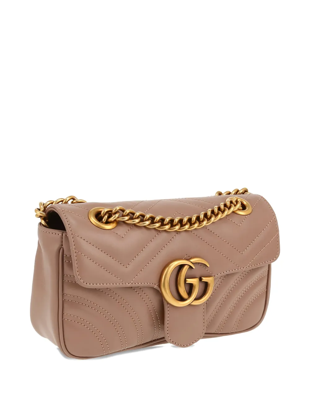 Gucci Pre-Owned 2020s GGマーモント キルティング ショルダーバッグ S