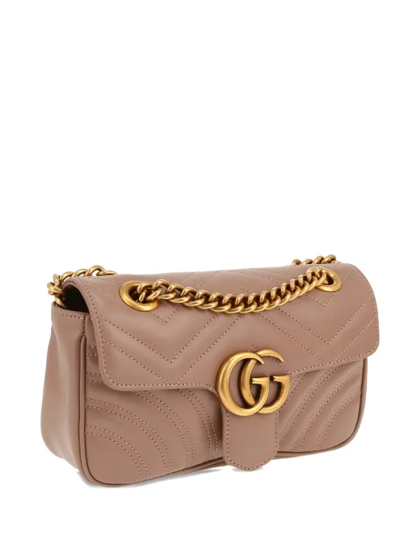 Gucci Pre-Owned 2020s GGマーモント キルティング ショルダーバッグ S 