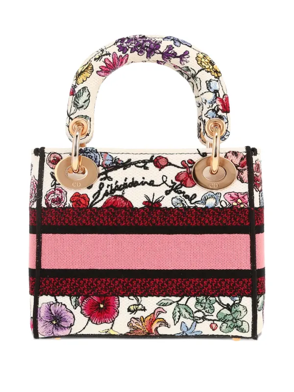 Christian Dior Pre-Owned 2020s Lady D-Lite floral-pattern Mini Bag