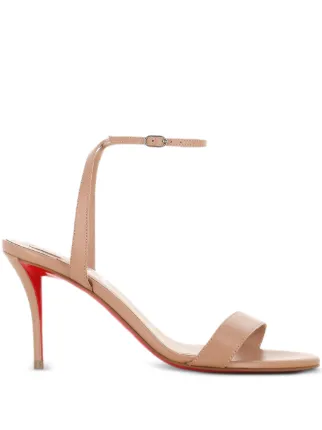 Christian Louboutin 80mm Miss Z ankle-strap Sandals | Neutrals