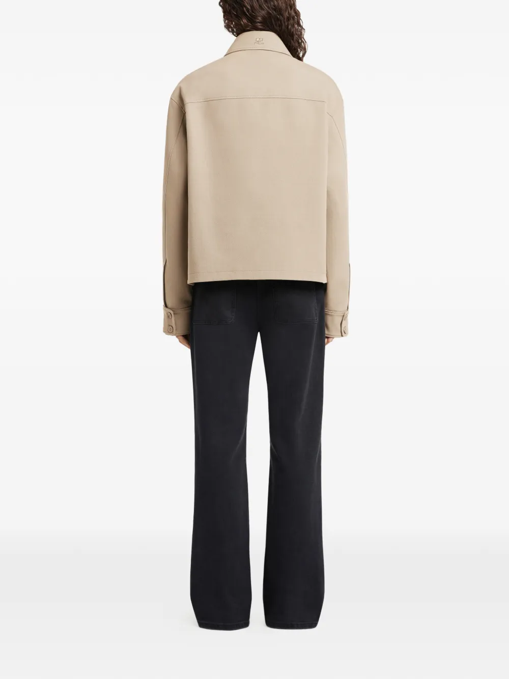 Courrèges Jack met dubbele zak en ritssluiting Beige