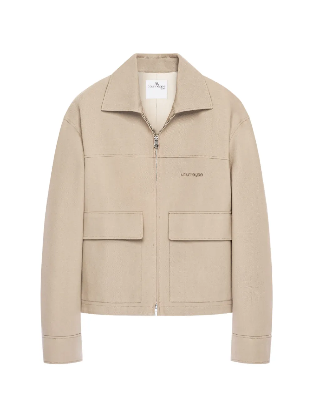 Courrèges Giacca con zip - Toni neutri