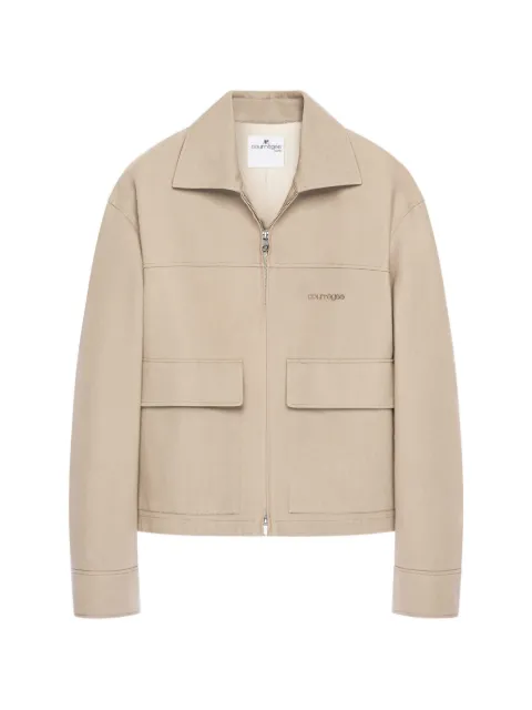 Courrèges 더블 포켓 집업 재킷